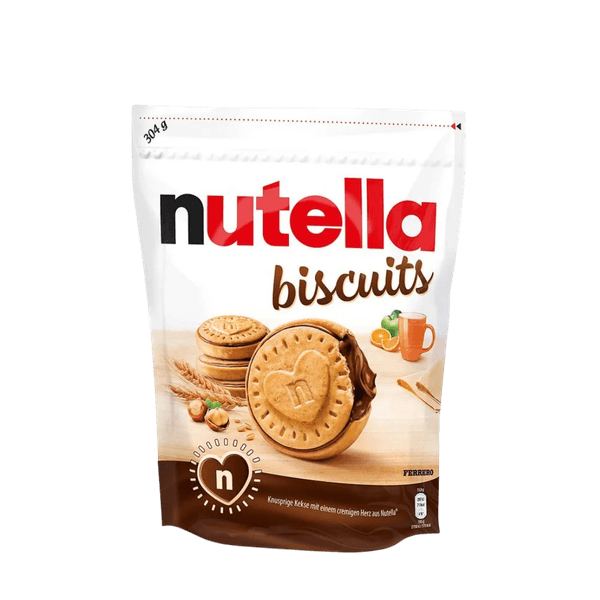 Biscoito Nutella Biscuit com Recheio de Creme de Nozes 304g